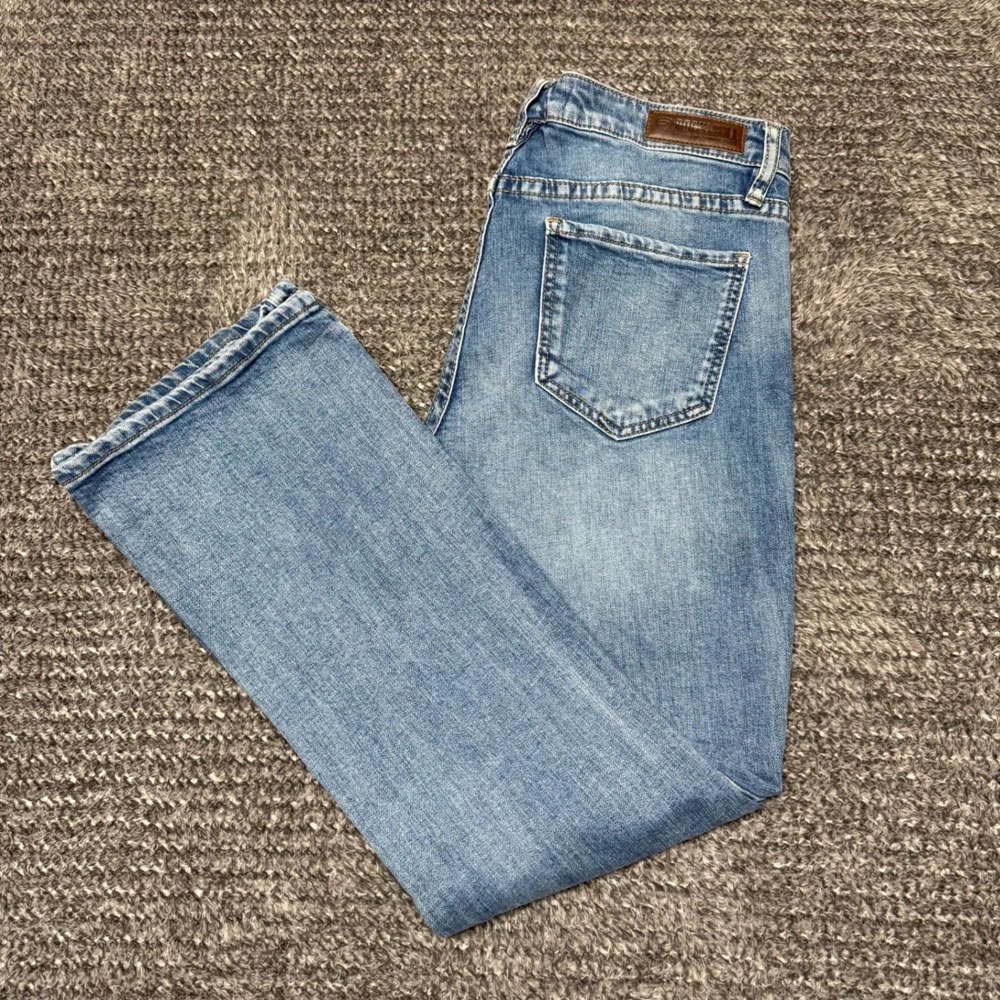 Rock & Roll Denim Womens High Rise Bootcut Jeans Size 31x30 Distressed Flare